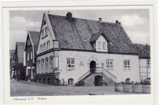 Otterndorf mit Rathaus. ungelaufen Nachkriegskarte. Gute Erhaltung.