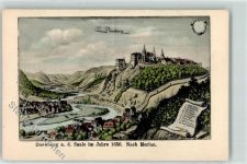07778 O6904 Dornburg , Saale - Nach Merian 1650 Dornberg