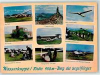 36163 W6416 Poppenhausen Wasserkuppe - Segelflieger Fliegerdenkmal Motorschlepper Modelflieger Segelflugschule