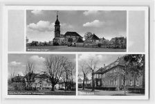 Weidenbach mit Rotes Schloß und Landwirtschaftliche Lehranstalt gelaufen. Gute Erhaltung.