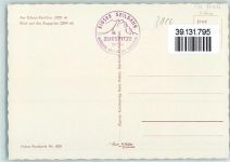 82491 W8104 Eibsee - Am Eibsee Pavillon Blick auf die Zugspitze Stempel