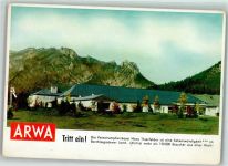 W8240 Berchtesgaden ARWA Feinstrumpfwirkerei Hans Thierfelder AK Werbung Mode