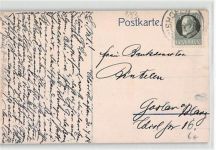 Künstlerkarte Bad Wörishofen. Grand Hotel Bellevue gelaufen kleiner Riß mit Knick am linken Rand in der Mitte, sonst gut erhalten