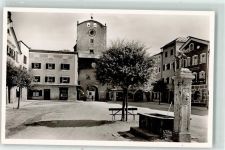 84529 W8261 Tittmoning - Stadtplatz Brunnen Stadttor