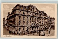 W6800 Mannheim Litfaßsäule AK Börse 1920