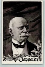 Deutscher Luftflottenverein AK Zeppelin, F. Graf von Künstlerkarte