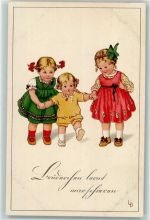 Kind lernt marschieren Meissner u. Buch Serie 2299 Döring, L. / LD Lithographie
