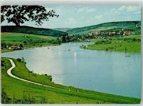 91719 W8824 Heidenheim , Mittelfr - Hahnenkammsee Segelboot