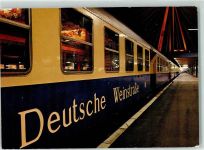 Sonderzug Deutsche Weinstraße AK Eisenbahnzug Gebrauchsspuren