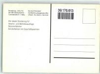 Sonderzug Deutsche Weinstraße AK Eisenbahnzug Gebrauchsspuren