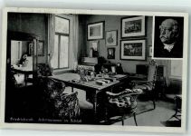 W2055 Friedrichsruh b Hamburg Arbeitszimmer im Schloss AK Bismarck 1936