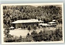 98693 O6300 Ilmenau , Thür - Winter Gasthaus Parkcafe und Kreiskulturhaus