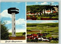 97528 W8729 Zimmerau Foto AK Bayernturm Sternberg