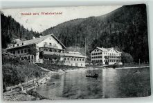 82431 W8111 Urfeld , Oberbay 1911 - Walchensee Hotel Post