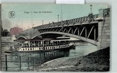 Liege Lüttich / Luik Fahrgastschiff Pont du Commerce Binnenschiff