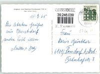 87561 W8980 Einödsbach Gebrauchsspuren Gasthaus-Pension Einödsbach