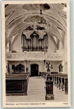 93453 W8497 Neukirchen b Hl Blut - Wallfahrts und Pfarrkirche Innenansicht Kirchenorgel