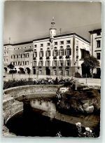 84529 W8261 Tittmoning Foto AK Rathaus