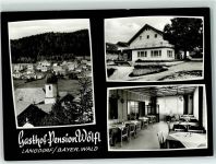 94264 W8371 Langdorf b Regen - Gasthaus-Pension Wölfl Gastraum Pfarrkirche St. Maria Magdalena