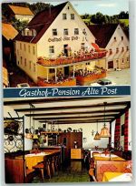 91286 W8571 Obertrubach - Gasthaus-Pension Alte Post Gastraum
