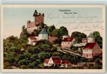 91788 W8834 Pappenheim , Mittelfr - Burg von Osten