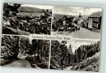 99897 O5809 Tambach-Dietharz , Thüringer Wald - Kirche Kühe