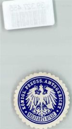 23730 W2430 Neustadt in Holstein Siegelmarke Königl. Preuss. Amtsgericht Neustadt Holst.