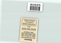 91438 W8532 Bad Windsheim Vignette Wappen Schwarzer Adler Kaffee Hag Nr. 81