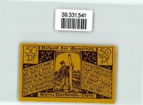 25336 W2200 Klein Nordende Geldschein Notgeld 50 Pfennig Spargelbauer