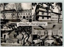 93333 W8425 Bad Gögging Foto AK Römerbad Kurmittelhaus Quelle Speisesaal
