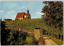 97332 W8712 Volkach Gebrauchsspuren Kirche Maria im Weingarten