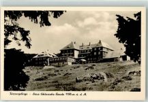 Neue schlesische Baude Foto AK Riesengebirge 1195 m