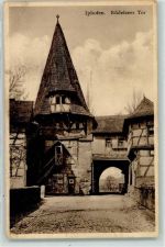 97346 W8715 Iphofen 1911 Gebrauchsspuren Rödelseer Tor