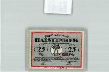 25469 W2083 Halstenbek , Holst Geldschein Notgeld 25 Pfennig