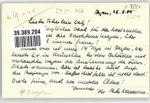 83355 W8221 Bergen , Oberbay - Ort handschriftlich