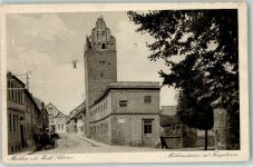 17139 O2040 Malchin Gebrauchsspuren Mühlenstraße Fangelturm