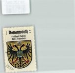 86609 W8850 Donauwörth Vignette Wappen Kaffee Hag ca. 1920-1940