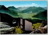 6632 Ehrwald Foto AK Tiroler Zugspitzbahn Blick von der Haltestelle Gamskar ins Ehrwalder Becken