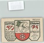 65391 W6223 Lorch , Rheingau - Notgeld 50 Pfennig Lorch im Rheingau Nr. 01512