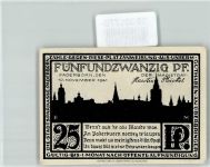 33098 W4790 Paderborn Geldschein Notgeld 25 Pfennig Die Kisau