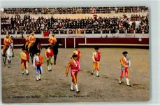 el Paseo Entree des Toreros Corridas de Toros Motiv Spanien