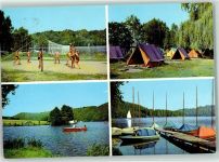 09648 O9250 Mittweida - Talsperre Kriebenstein Segelboot Volleyball