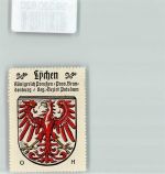 17279 O2093 Lychen Vignette Wappen Kaffee Hag ca. 1920-1940 Roter Adler