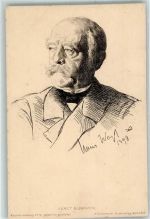sign.Weyl Hans Verlag Hildebrandt Nr.12 Bismarck Künstlerkarte