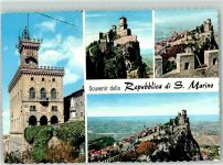 San Marino Foto AK Palazzo del Governo Burg