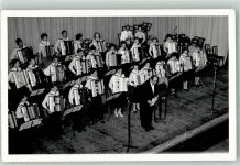 Orchester Ziehharmonika Privatfoto AK