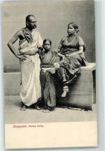 Singapore - Hindoo family Volkstypen