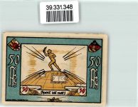 34497 W3540 Korbach Geldschein Notgeld Gutschein 50 Pfennig Berndorfer Straße