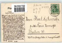 01824 O8321 Gohrisch 1907 Gebrauchsspuren Sächsische Schweiz Sommerfrische Hirschkegrund Lilienstein