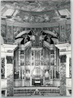 O5812 Waltershausen , Thür Stadtkirche Kirchenorgel Foto AK